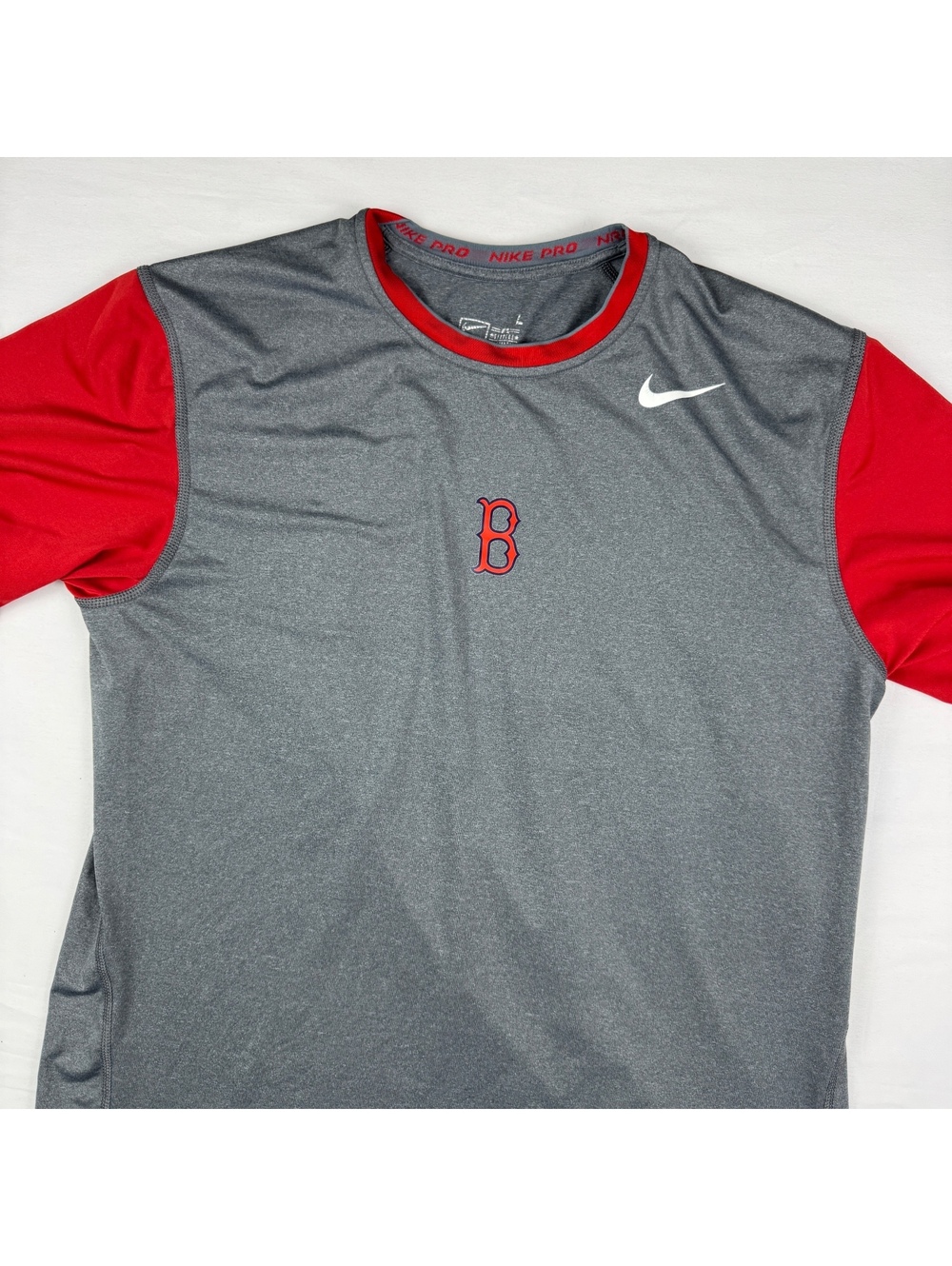 Nike Pro Boston Red Sox Authentic Performance T-Shirt Large Mens Training